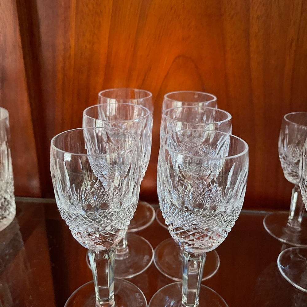 Waterford Colleen White Wine Tall Glasses